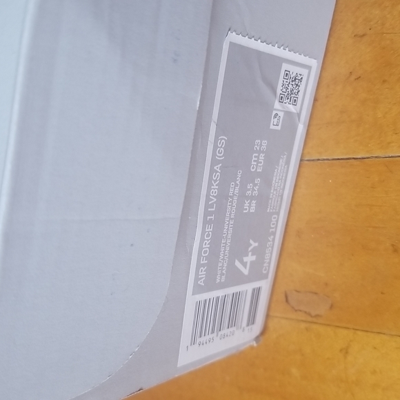 Brand new Air Force 1 GS 4Y "Thank you" - Picture 3 of 3